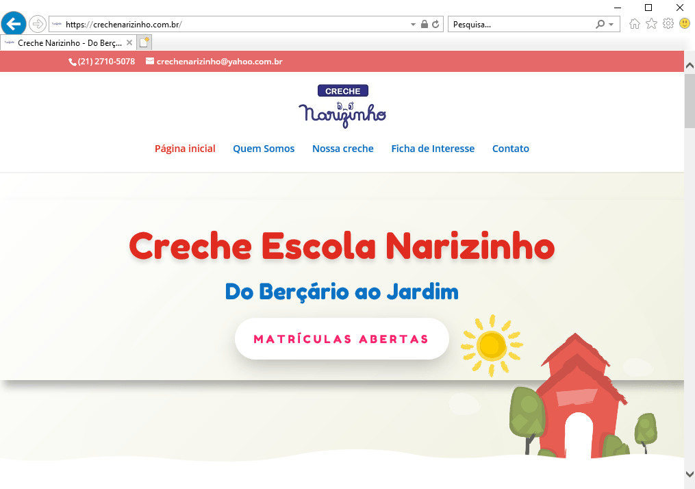 Site Creche Narizinho